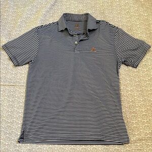 Rhoback Polo Blue/White Stripe